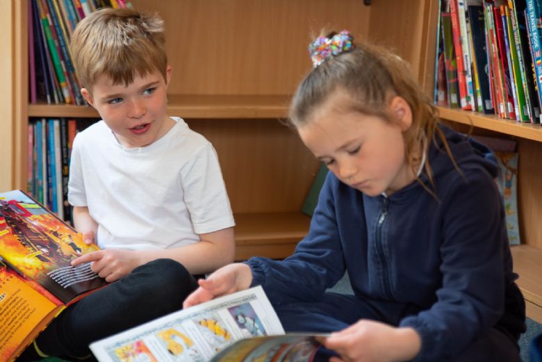Children reading